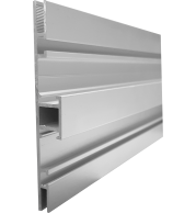 P-120D Double Sided Fabric Aluminium Profile, 430mm Deep, Anodized Silver/Black/White, 6M, Premium SEG Frame for Dual-View Textile Signage and LED Lightbox Applications